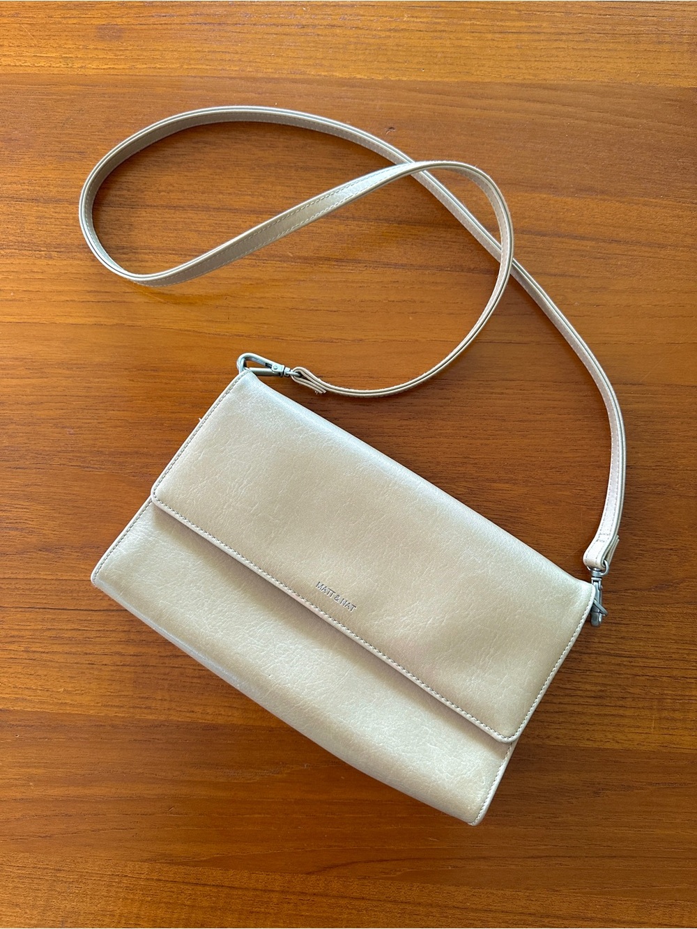Matt & Nat vegan crossbody bag, light tan